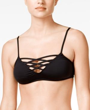 Bar Iii Strappy Bralette Bikini Top, Only At Macy's Women's Swimsuit