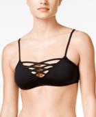 Bar Iii Strappy Bralette Bikini Top, Only At Macy's Women's Swimsuit