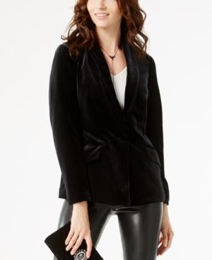 Inc International Concepts Velvet Blazer, Created For Macy's