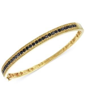Effy Black Diamond Bangle Bracelet In 14k Gold (2-1/8 Ct. T.w.)