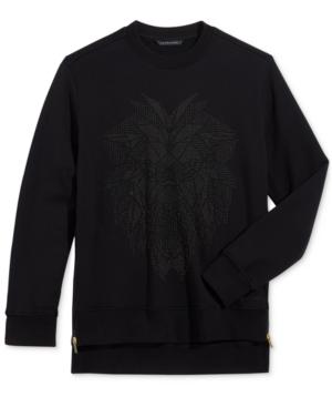 Sean John Men's Embellished Lion Side-zip Sweatshirt
