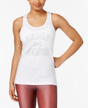 Under Armour Ua Tech Wordmark Racerback Tank Top