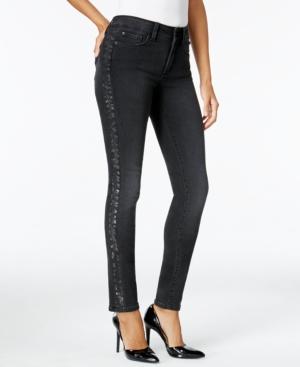 Nydj Alina Tummy Control Glitter Skinny Jeans