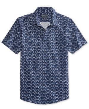American Rag Men's Patch Shibori Cotton Shirt, Only At Macy's