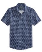American Rag Men's Patch Shibori Cotton Shirt, Only At Macy's