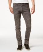 Ring Of Fire Men's Slim-fit Rexford Asphalt Wash Ripped Moto Jeans, Only At Macy's