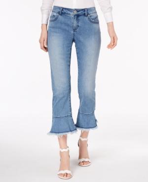 Inc International Concepts Flared Cropped Jeans, Created For Macy's