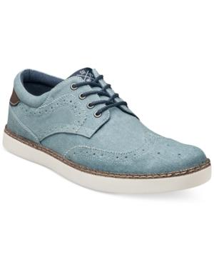 Stacy Adams Tru Casual Chambray Wing-tip Shoes Men's Shoes