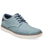 Stacy Adams Tru Casual Chambray Wing-tip Shoes Men's Shoes