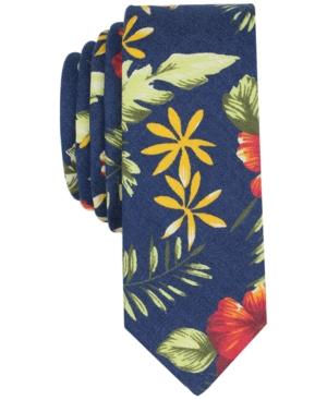 Penguin Men's Westland Floral Skinny Tie
