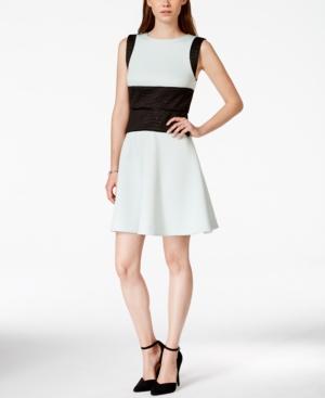 Rachel Rachel Roy Textured Combo A-line Dress