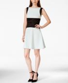 Rachel Rachel Roy Textured Combo A-line Dress