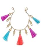 Inc International Concepts Gold-tone Popsicle & Tassel Charm Bracelet, Only At Macy's