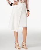 Vince Camuto Asymmetrical Belted Wrap Skirt