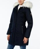 Wildflower Hooded Faux-fur-trim Parka, Only At Macy's