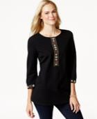 Charter Club Beaded Tunic