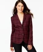 Tommy Hilfiger 2-button Plaid Blazer