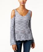 Inc International Concepts Cold-shoulder Sweater, Only At Macy's