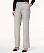 Charter Club Plaid Tab-waist Trousers, Only At Macy's