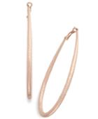 Thalia Sodi Diamond-cut Teardrop Hoop Earrings, Created For Macy's