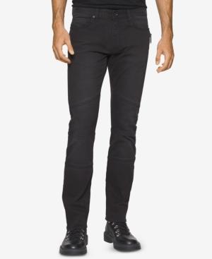 Calvin Klein Jeans Men's Slim-fit Sateen Moto Jeans