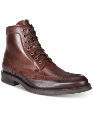 Kenneth Cole Reaction Men's Brace Wingtip Boots Men's Shoes