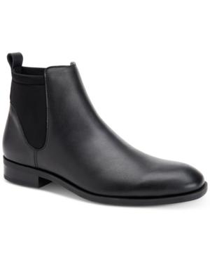Calvin Klein Men's Dai Leather Dress Boots Men's Shoes