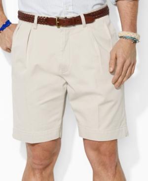 Polo Ralph Lauren Core Classic-fit Pleated Chino Shorts