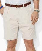 Polo Ralph Lauren Core Classic-fit Pleated Chino Shorts