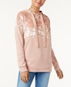 Miss Chievous Juniors' Velvet & Fleece Hoodie