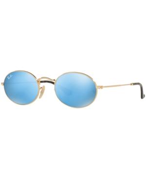Ray-ban Oval Flat Lens Sunglasses, Rb3547n 48