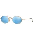 Ray-ban Oval Flat Lens Sunglasses, Rb3547n 48