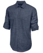 Alfani Men's Long Sleeve Warren Shirt, Only At Macy's