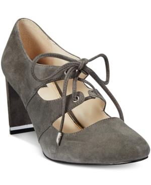 Alfani Prima Bindii Lace-up Pumps, Only At Macy's Women's Shoes