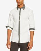 Kenneth Cole Reaction Men's Lewis Contrast-trim Shirt