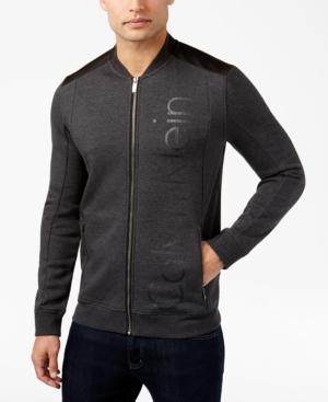 Calvin Klein Men's Zip-front Logo Jacket