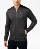 Calvin Klein Men's Zip-front Logo Jacket