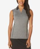 Pga Tour Sunflux Upf 50 Protection Sleeveless Polo Shirt