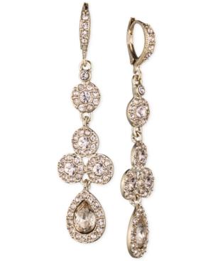 Givenchy Gold-tone Pear Drop Earrings