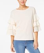 One Hart Tiered-sleeve Top