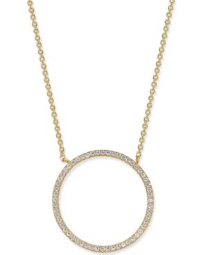 Inc International Concepts Pave Open Circle Pendant Necklace, Only At Macy's