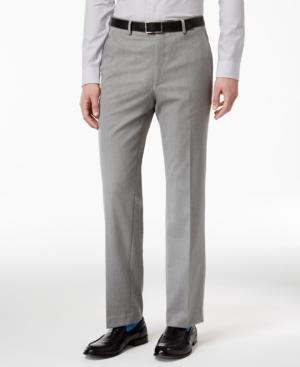 Alfani Men's Stretch Performance Solid Slim-fit Pants, Created For Macy's
