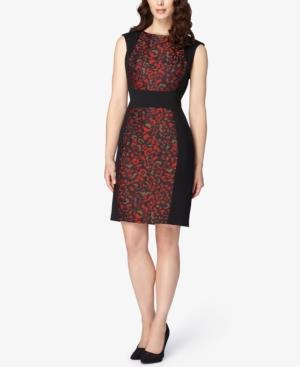 Tahari Asl Animal-print Sheath Dress