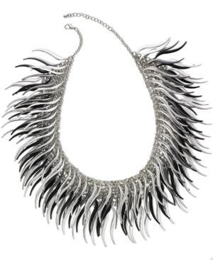 Bar Iii Two-tone Caterpillar Statement Necklace