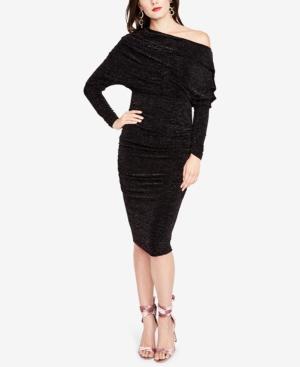 Rachel Rachel Roy Stretch Metallic Off-the-shoulder Dress