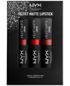 Nyx Professional Makeup 3-pc. Velvet Matte Lipstick Set