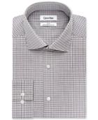 Calvin Klein Steel Slim-fit Non-iron Performance Ruby Multi Check Dress Shirt