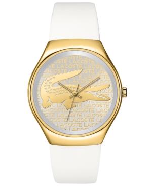 Lacoste Watch, Women's Valencia White Silicone Strap 38mm 2000807