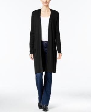 Charter Club Open-front Duster Cardigan, Only At Macy's