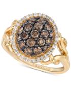 Le Vian Chocolatier Diamond Cluster Ring (1 Ct. T.w.) In 14k Gold